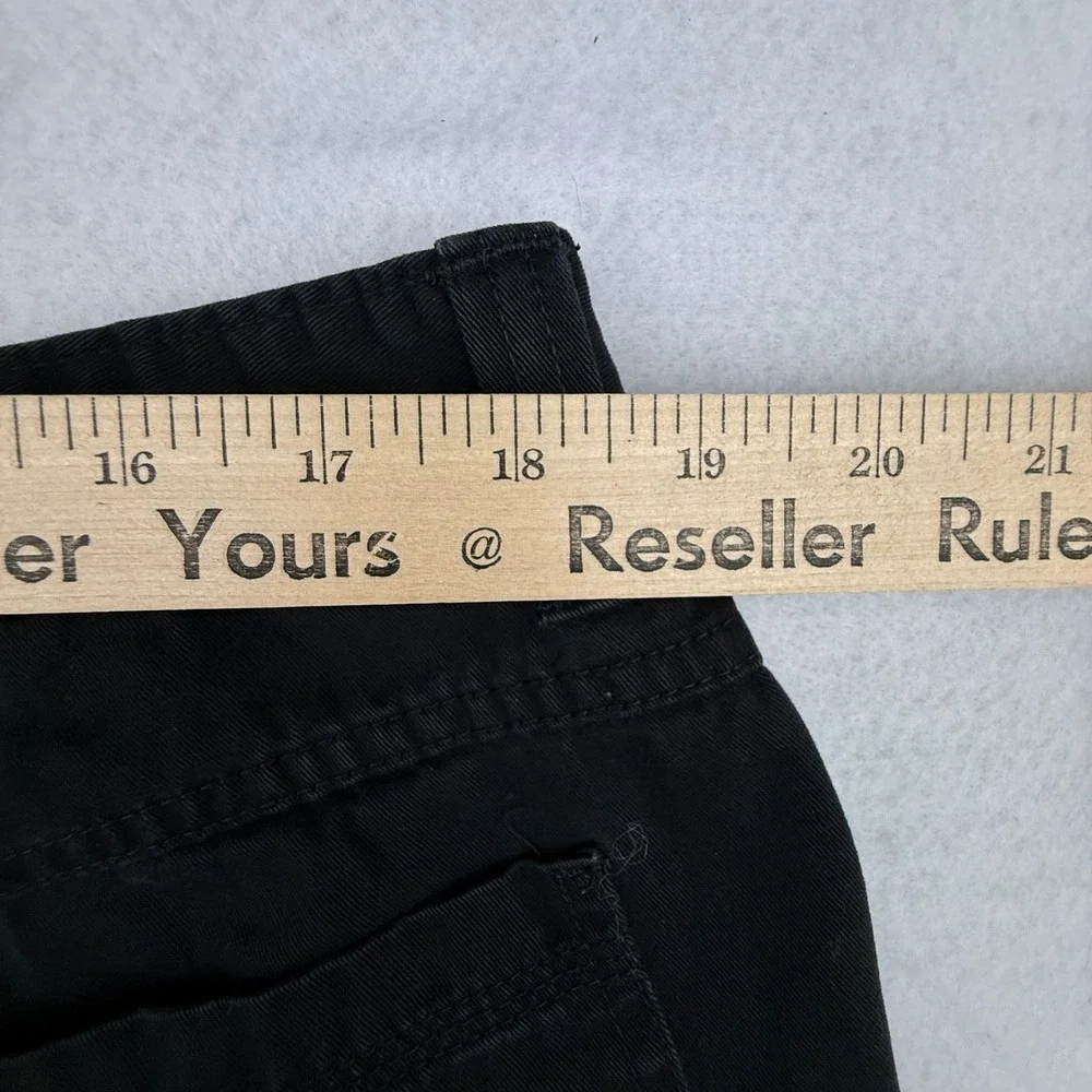 Wrangler Cargo Shorts Mens 40 Black Casual Outdoor Cotton Relaxed Fit